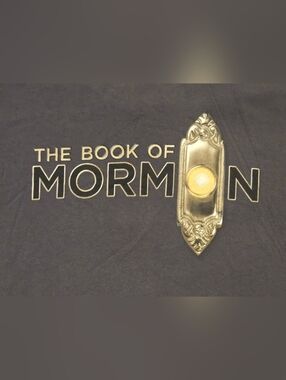 The Book of Mormon Logo Tee - Size Large
